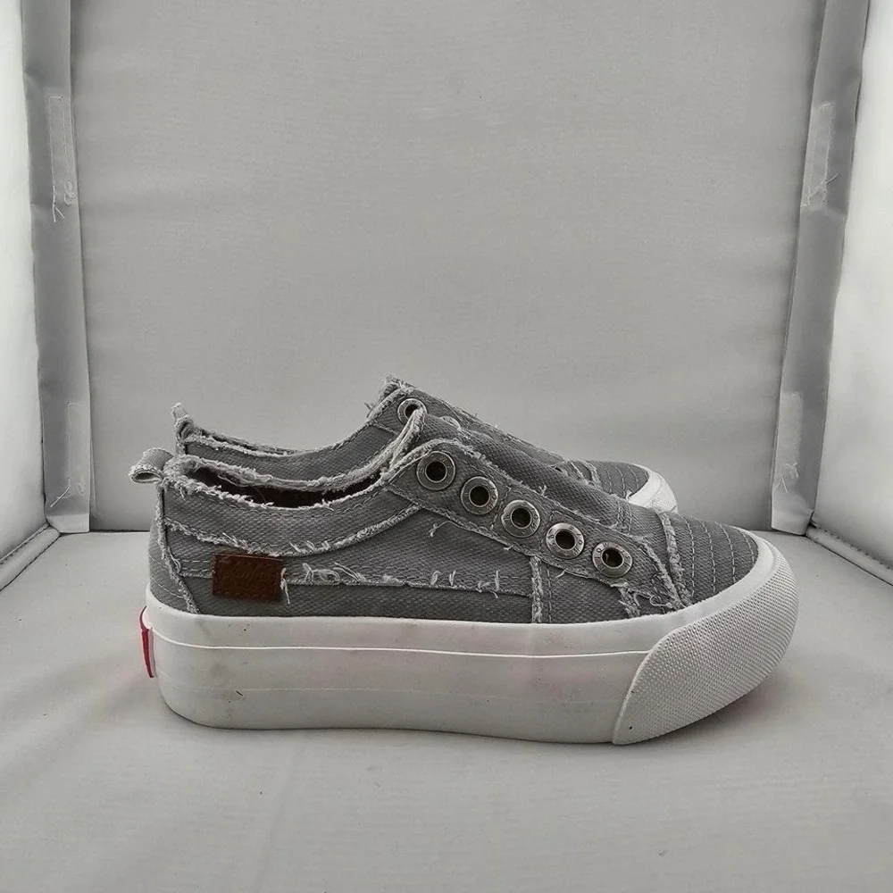 Blowfish Malibu Lunar Smoked 3982 Platform Sneakers Slide-in Kids 12 New W/O Box
